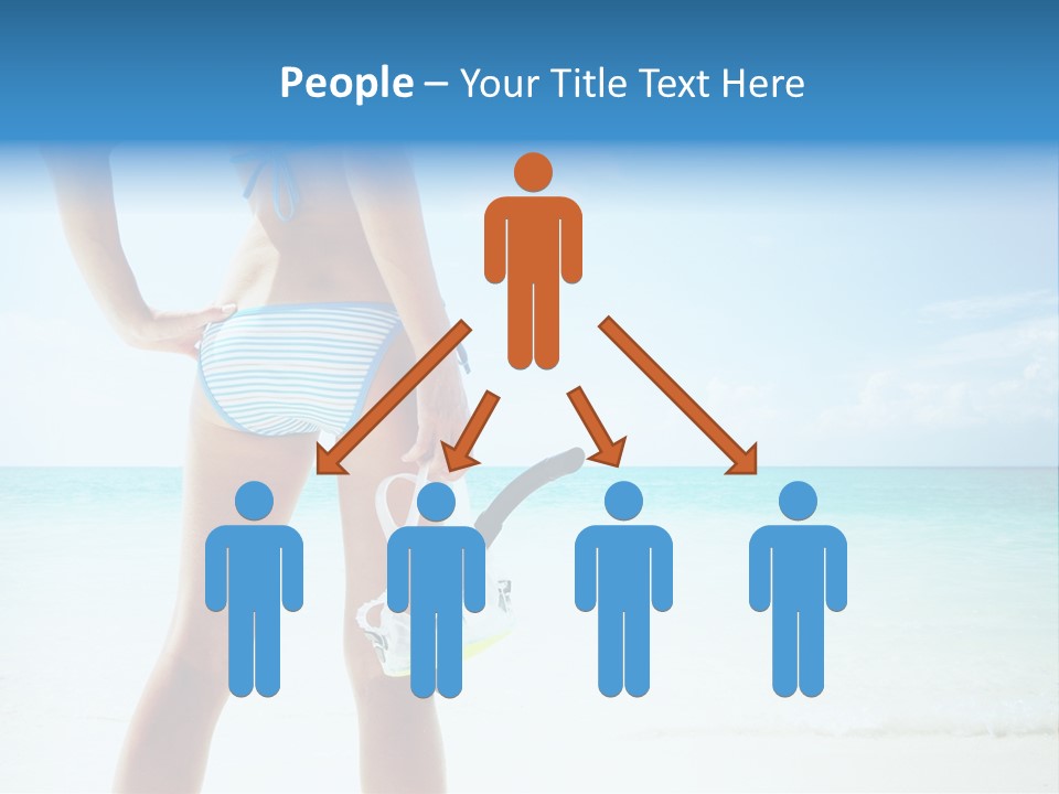 Skin Beach Sunlight PowerPoint Template