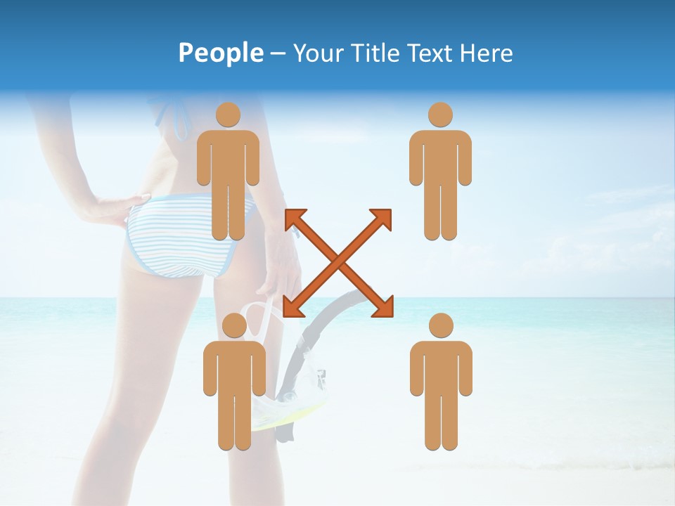 Skin Beach Sunlight PowerPoint Template