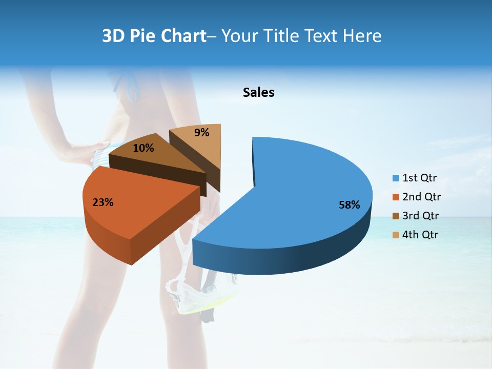 Skin Beach Sunlight PowerPoint Template