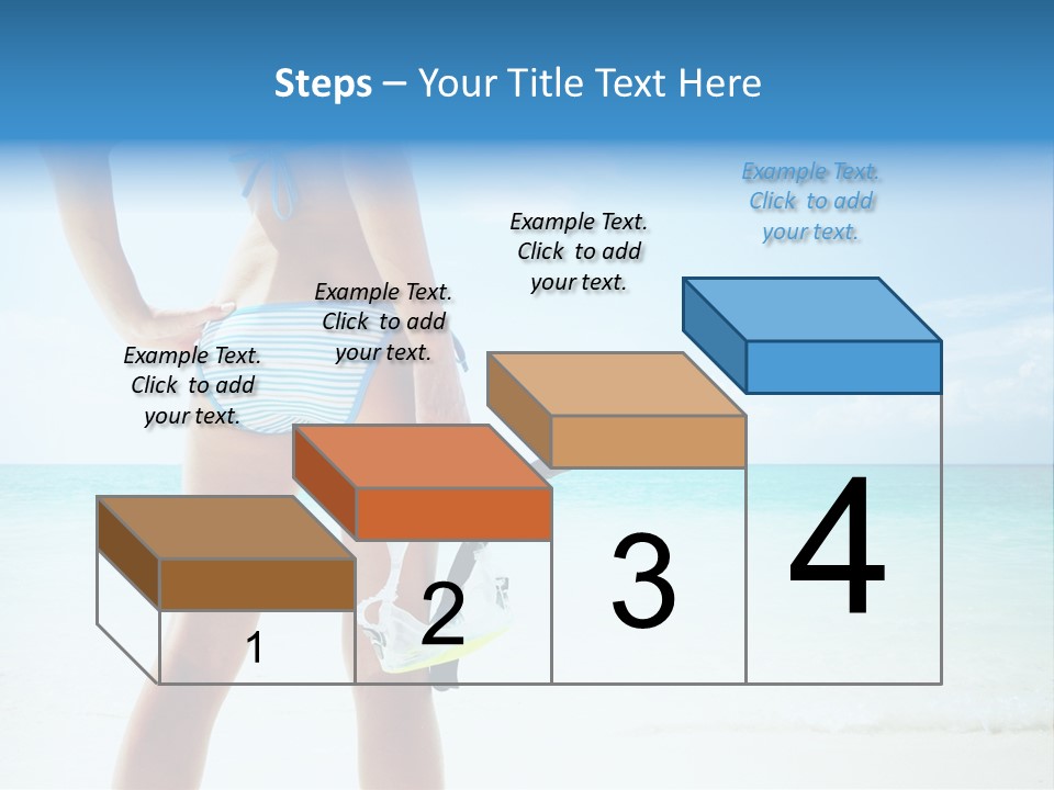 Skin Beach Sunlight PowerPoint Template