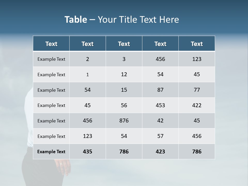 Background Single Conceptual PowerPoint Template