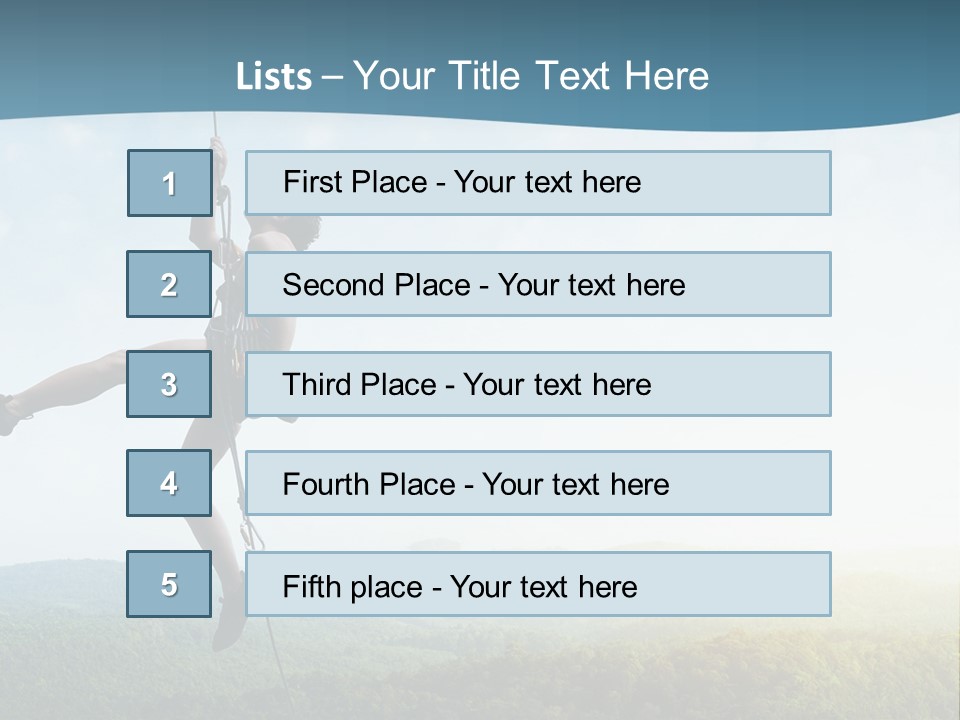 Alone Adrenaline Fearless PowerPoint Template