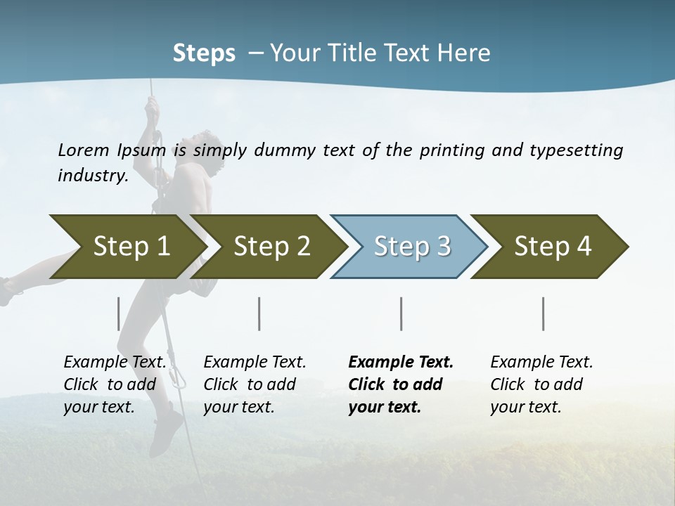 Alone Adrenaline Fearless PowerPoint Template
