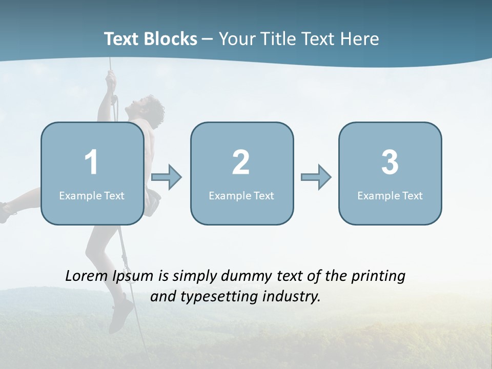 Alone Adrenaline Fearless PowerPoint Template