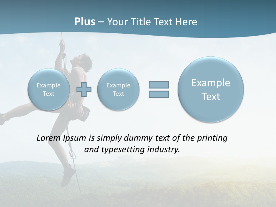 Alone Adrenaline Fearless PowerPoint Template