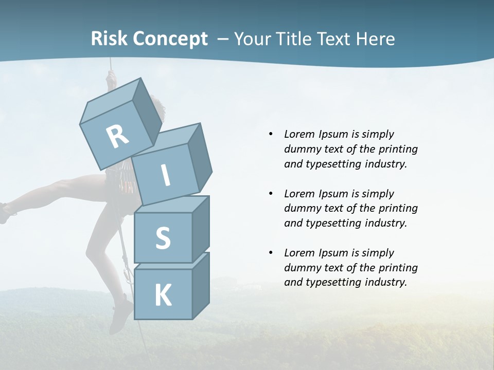 Alone Adrenaline Fearless PowerPoint Template