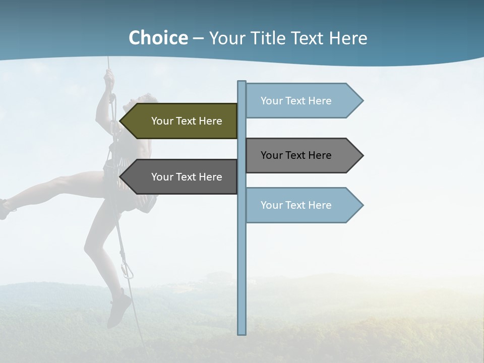 Alone Adrenaline Fearless PowerPoint Template