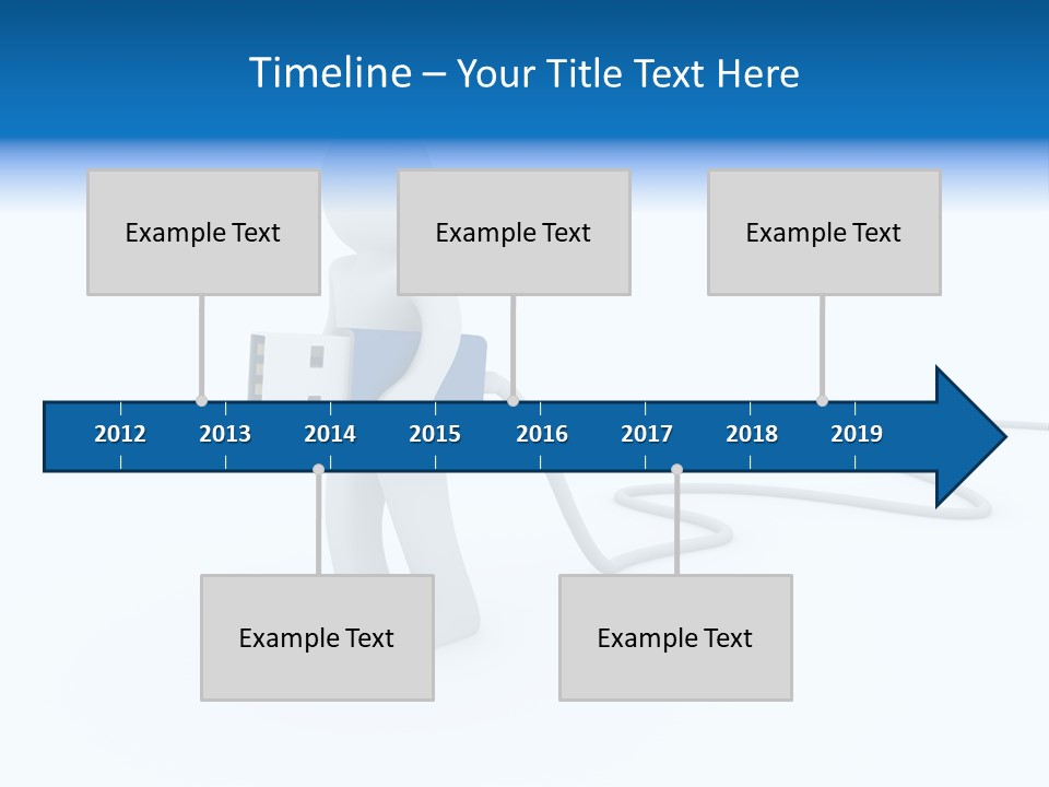 Black Figure Transfer PowerPoint Template