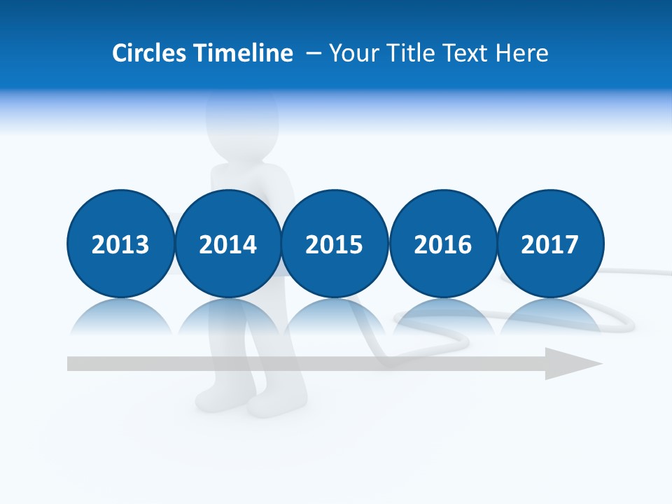 Black Figure Transfer PowerPoint Template