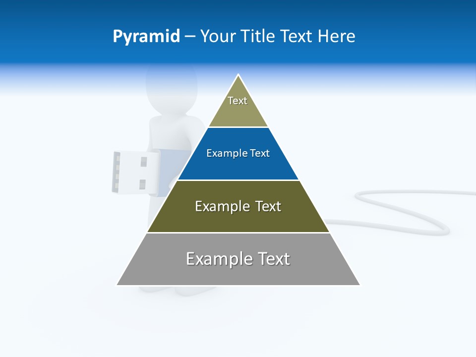 Black Figure Transfer PowerPoint Template