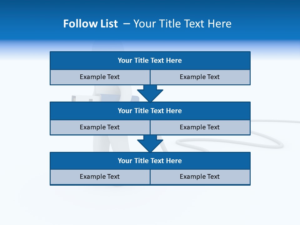 Black Figure Transfer PowerPoint Template