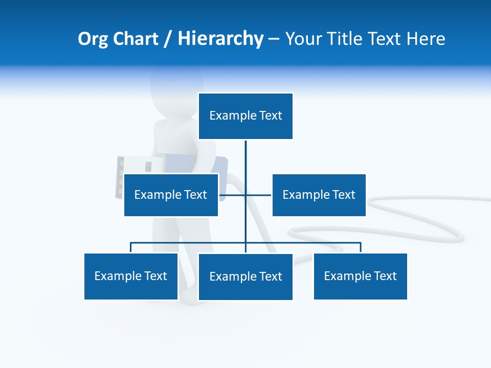 Black Figure Transfer PowerPoint Template
