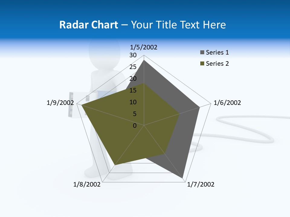 Black Figure Transfer PowerPoint Template