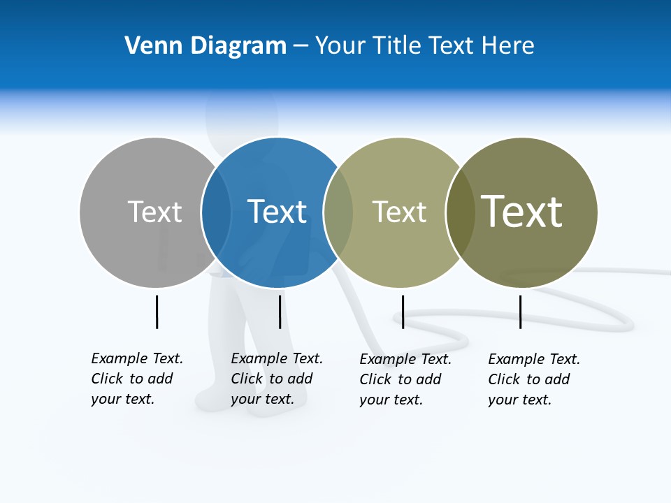 Black Figure Transfer PowerPoint Template