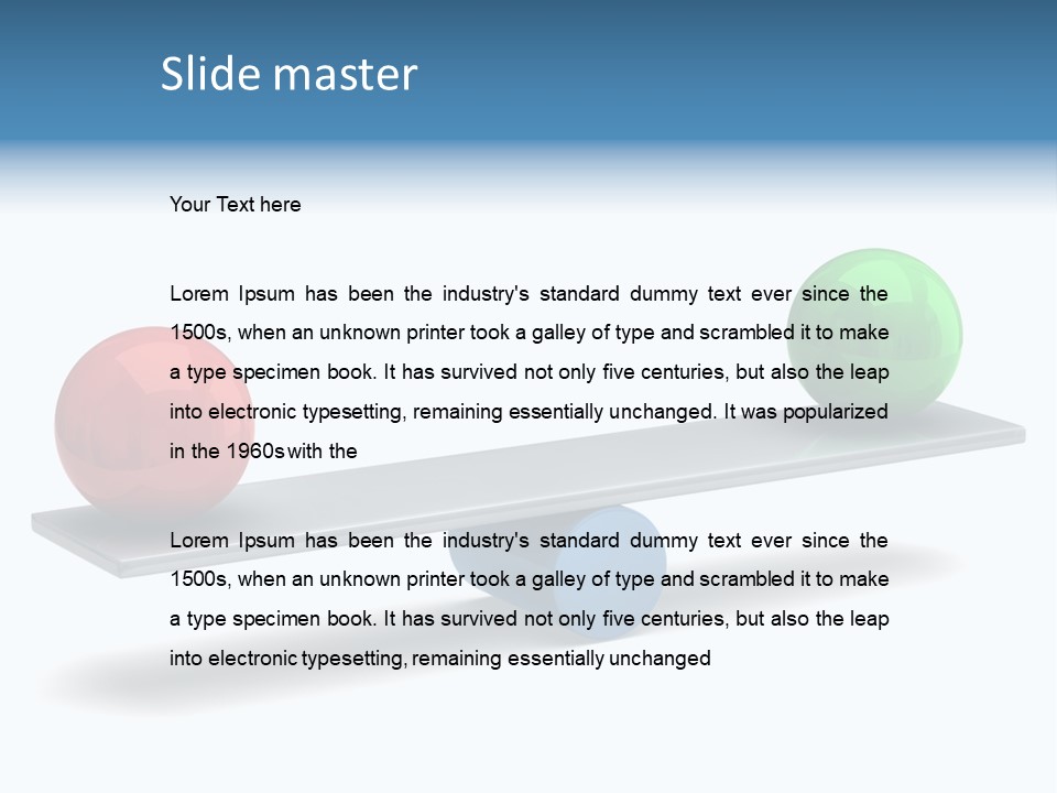 Authority Symbol Measure PowerPoint Template
