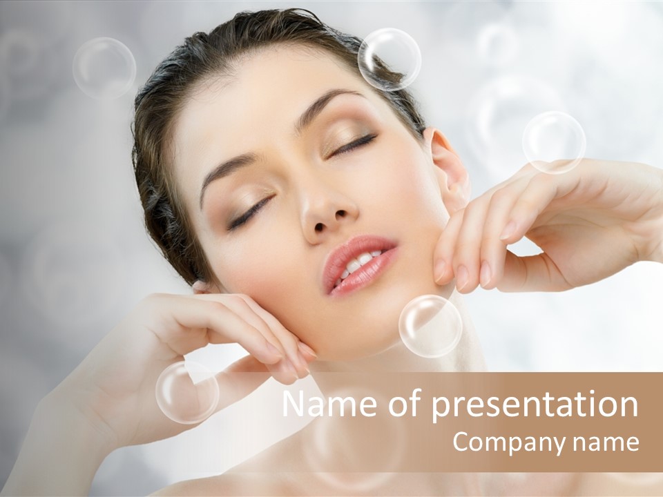 Vitality Carefree Freshness PowerPoint Template