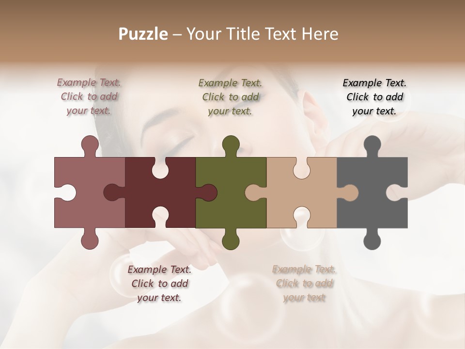 Vitality Carefree Freshness PowerPoint Template