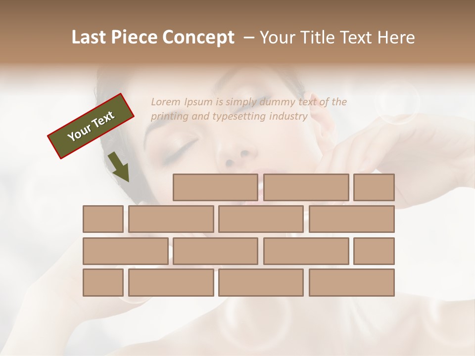 Vitality Carefree Freshness PowerPoint Template