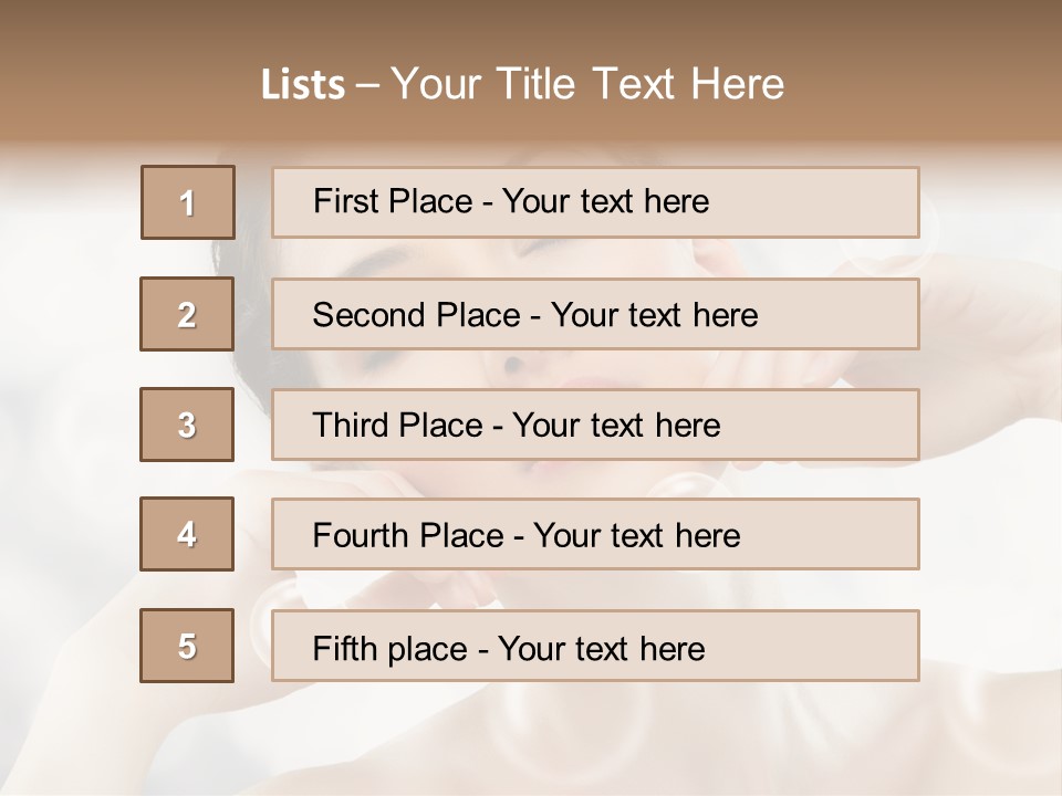 Vitality Carefree Freshness PowerPoint Template