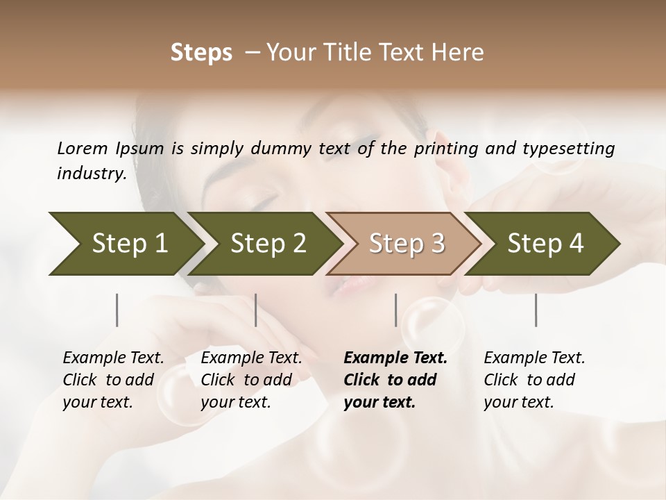 Vitality Carefree Freshness PowerPoint Template