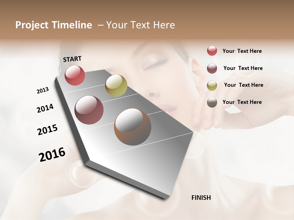 Vitality Carefree Freshness PowerPoint Template