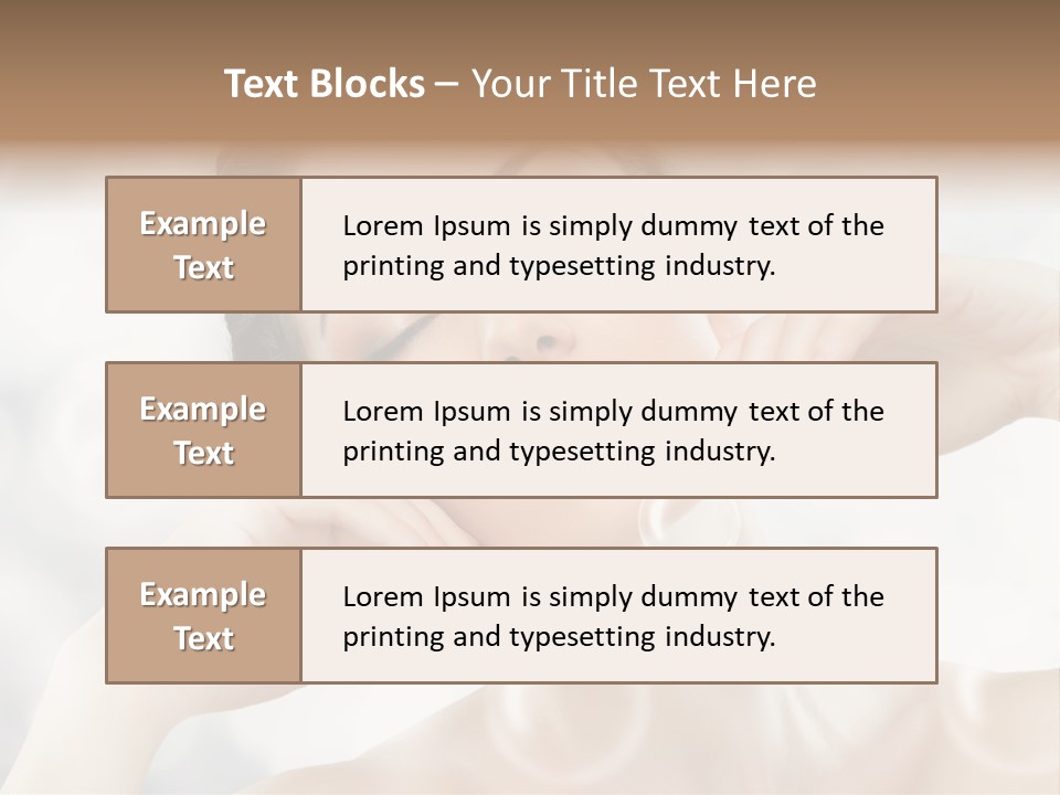 Vitality Carefree Freshness PowerPoint Template