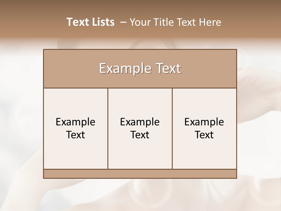 Vitality Carefree Freshness PowerPoint Template