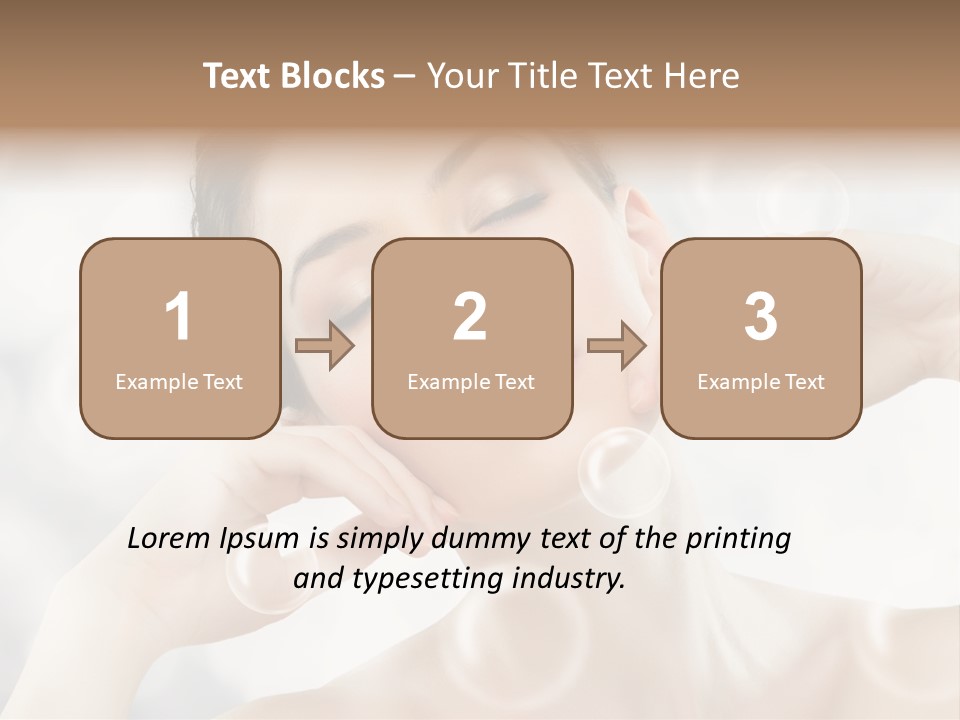 Vitality Carefree Freshness PowerPoint Template