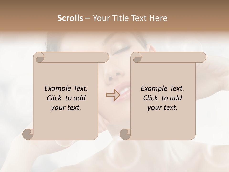 Vitality Carefree Freshness PowerPoint Template