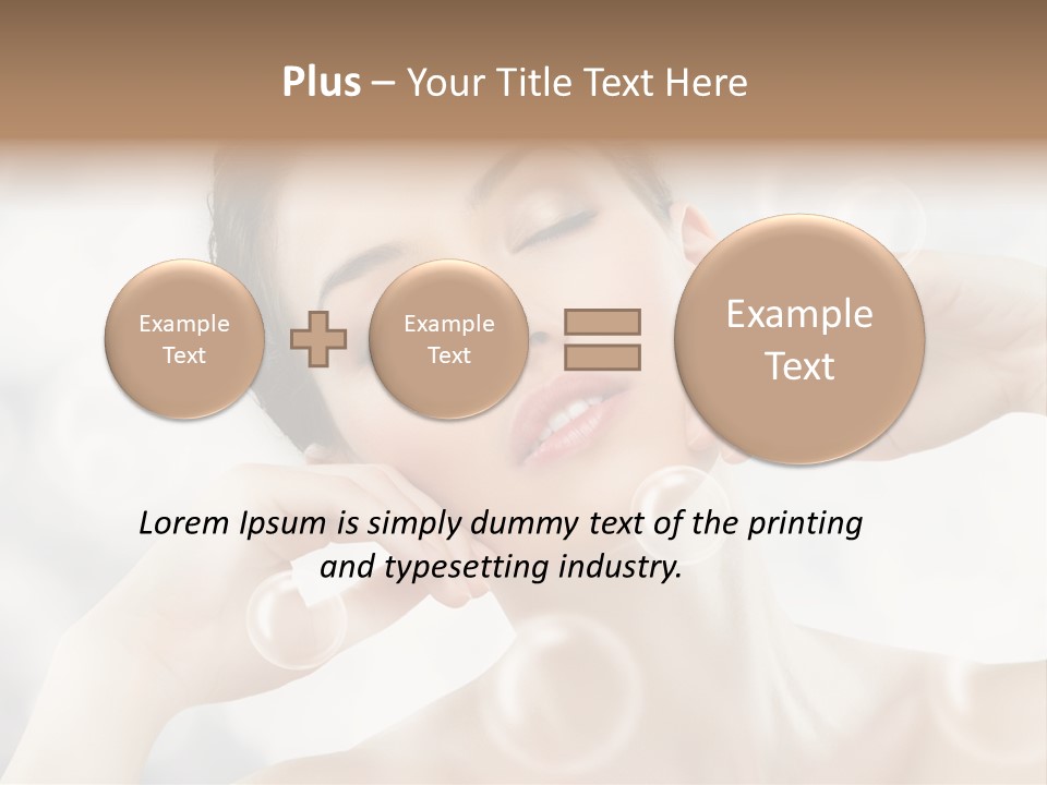 Vitality Carefree Freshness PowerPoint Template