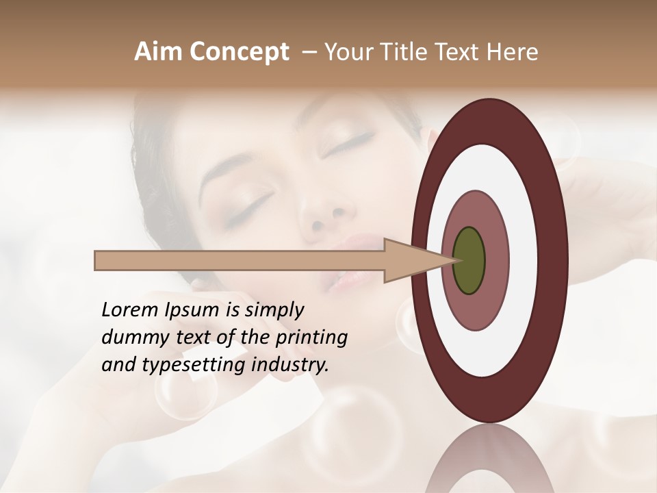 Vitality Carefree Freshness PowerPoint Template