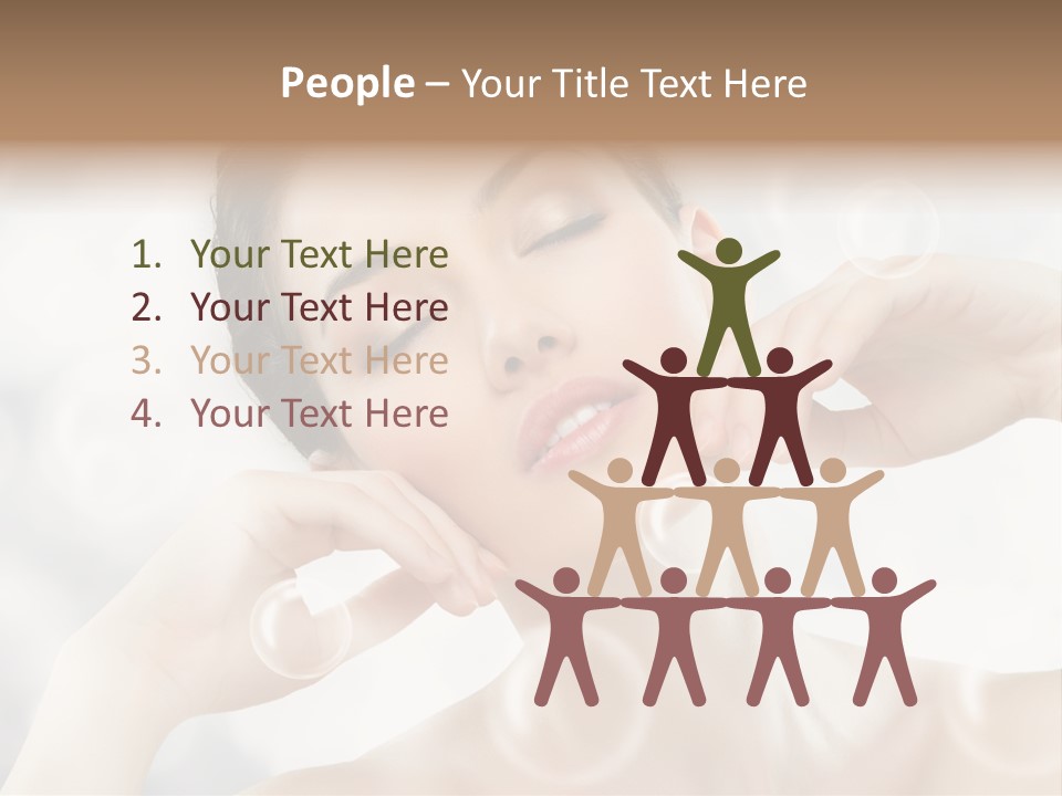 Vitality Carefree Freshness PowerPoint Template