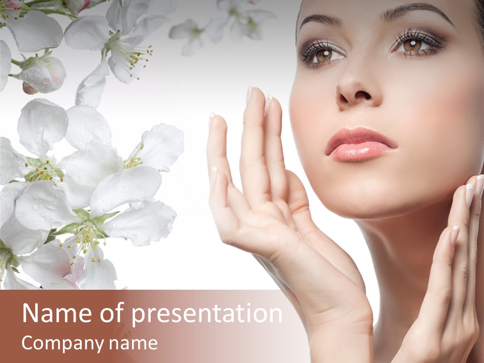 Summer Beauty Young PowerPoint Template