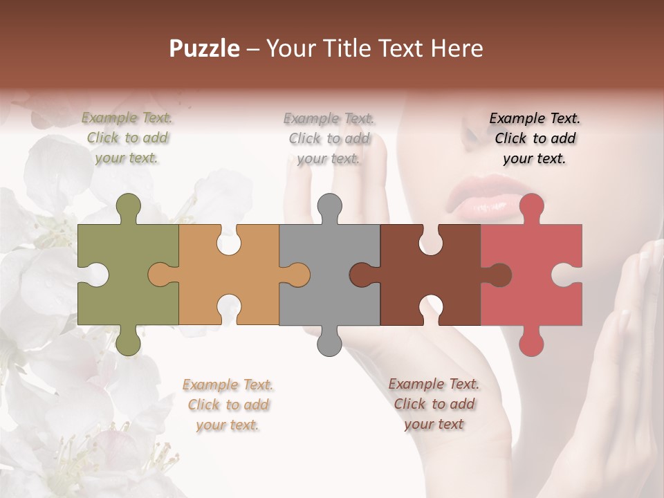 Summer Beauty Young PowerPoint Template