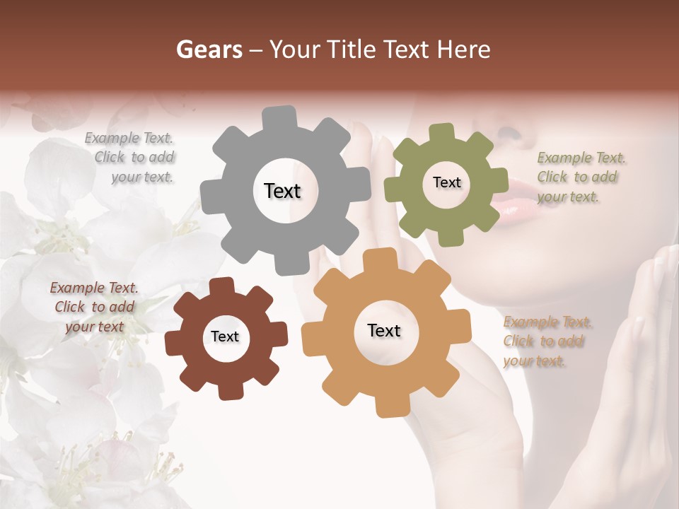 Summer Beauty Young PowerPoint Template