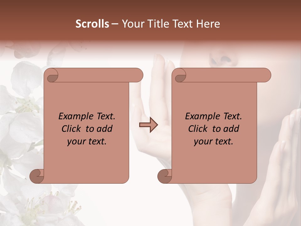 Summer Beauty Young PowerPoint Template