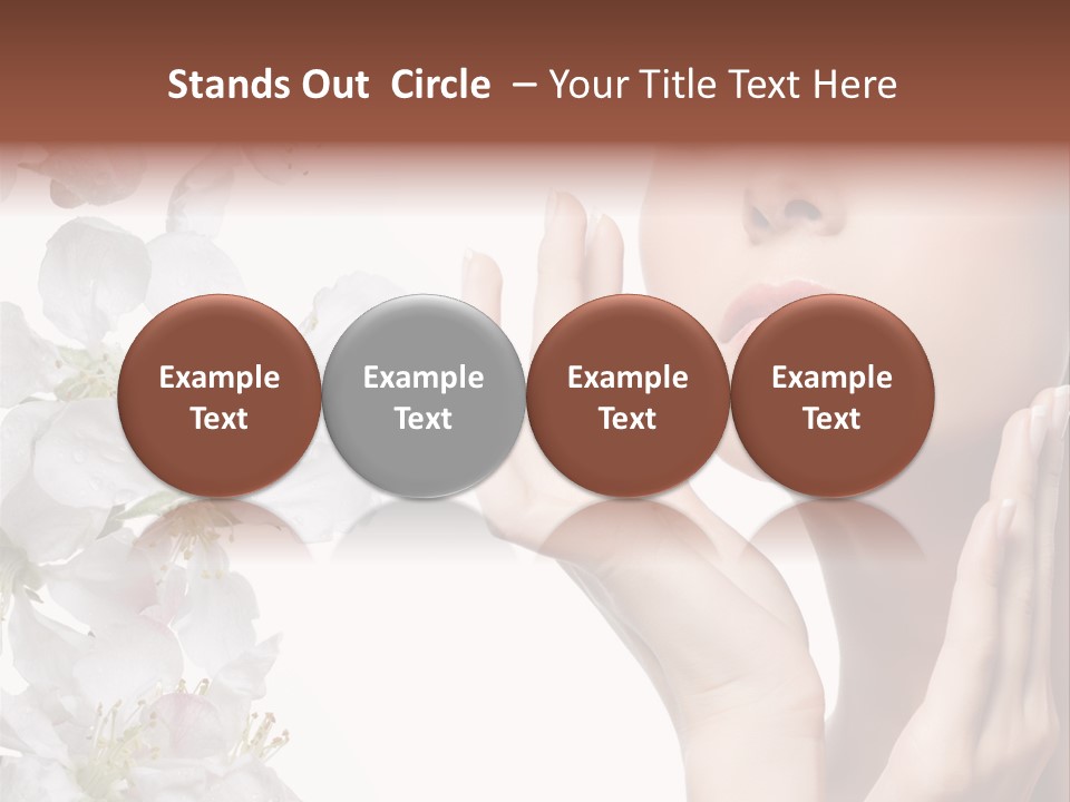 Summer Beauty Young PowerPoint Template