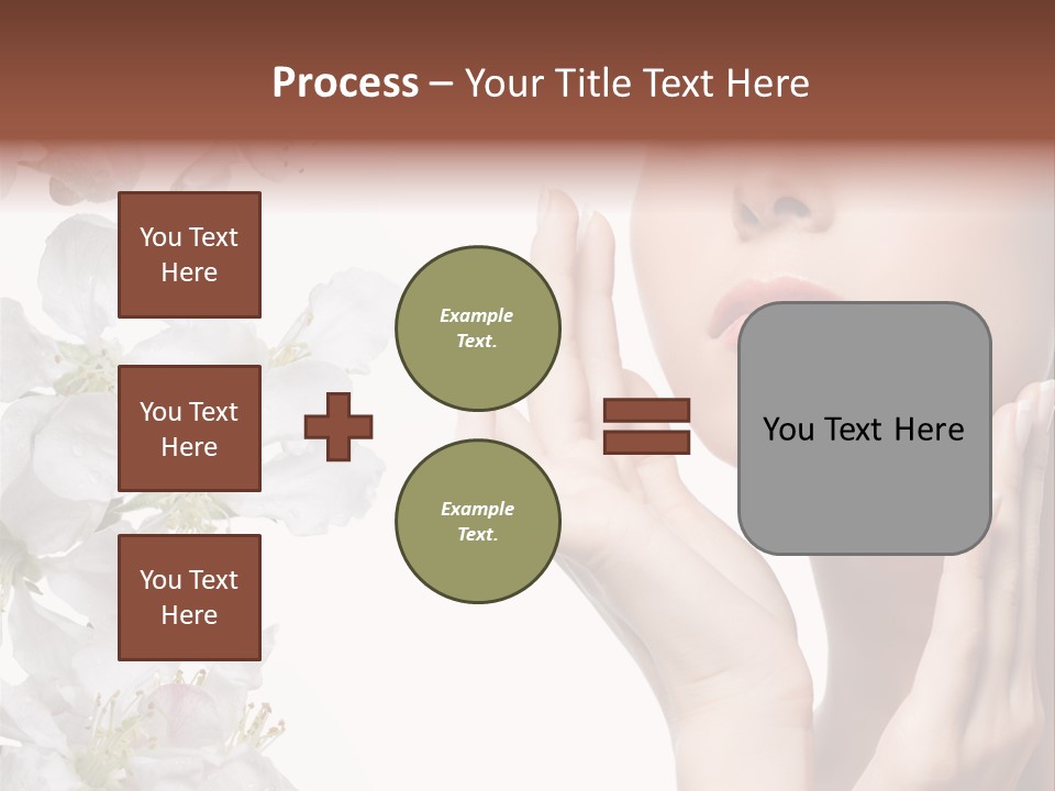 Summer Beauty Young PowerPoint Template