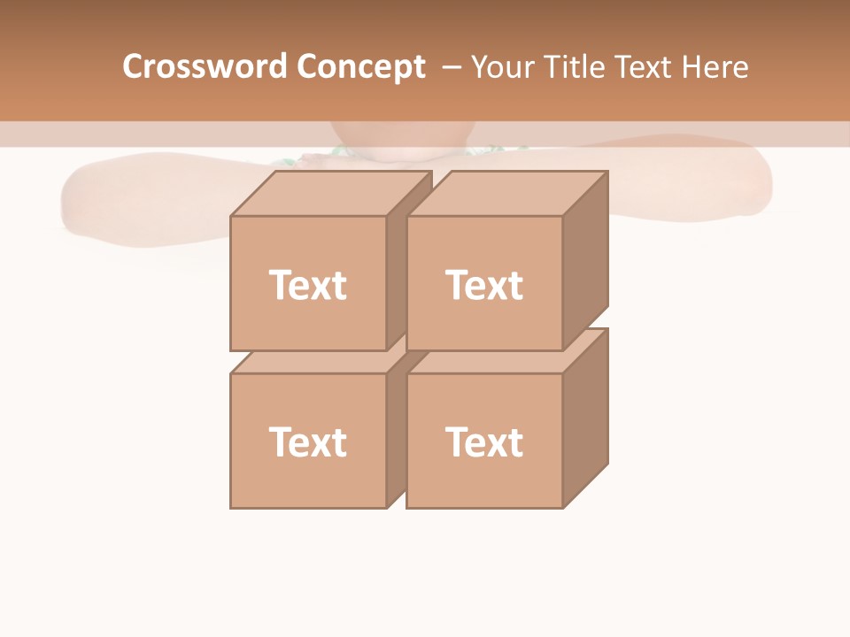 Clothing Supporting Child PowerPoint Template