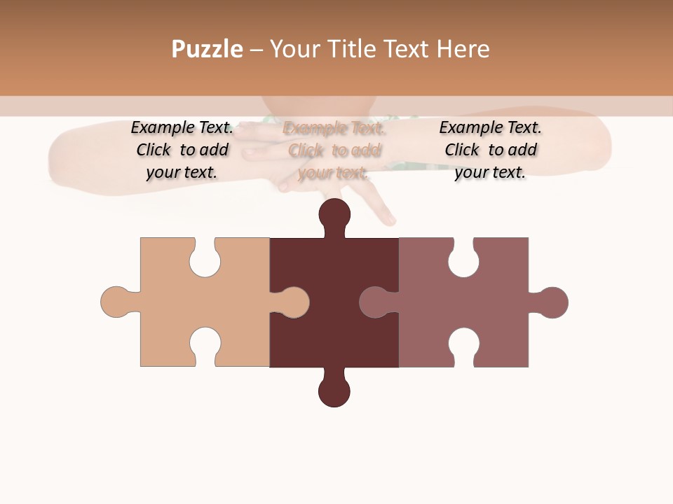 Clothing Supporting Child PowerPoint Template