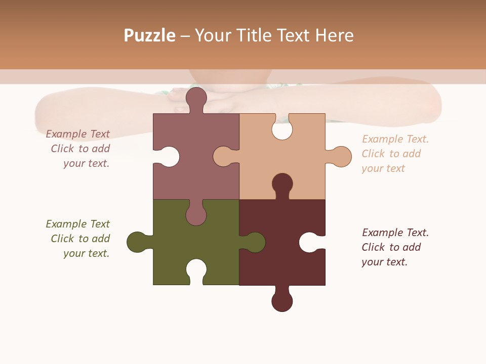 Clothing Supporting Child PowerPoint Template