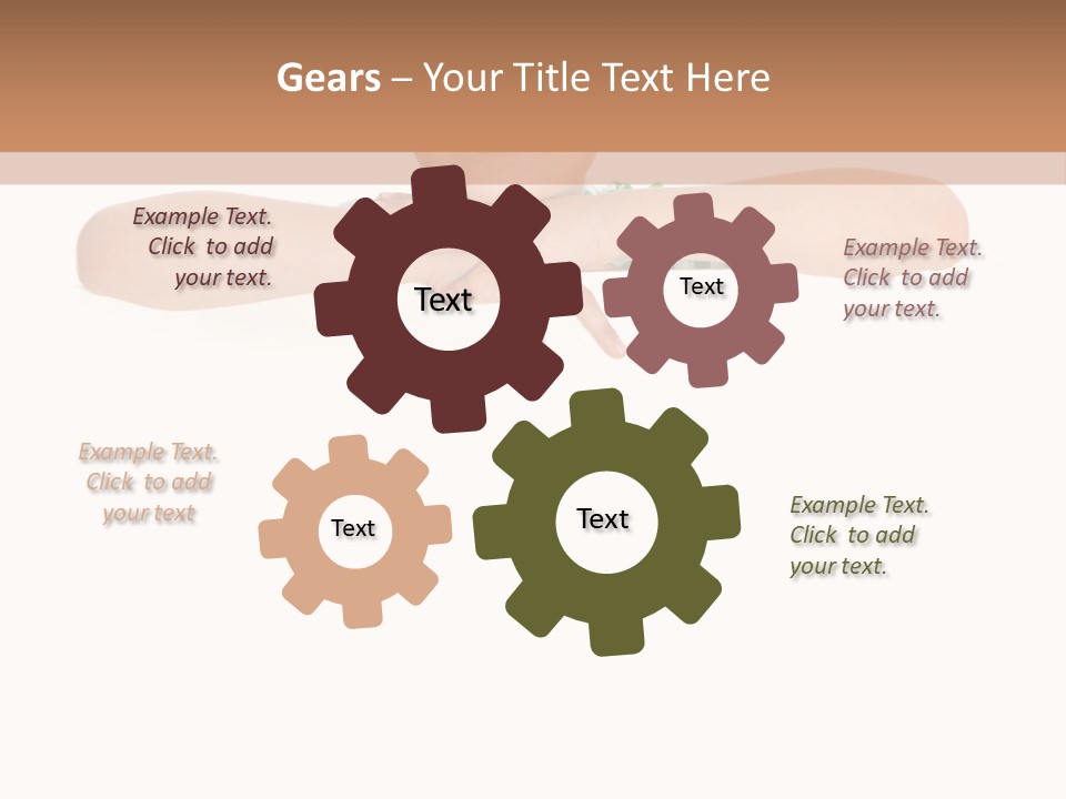 Clothing Supporting Child PowerPoint Template