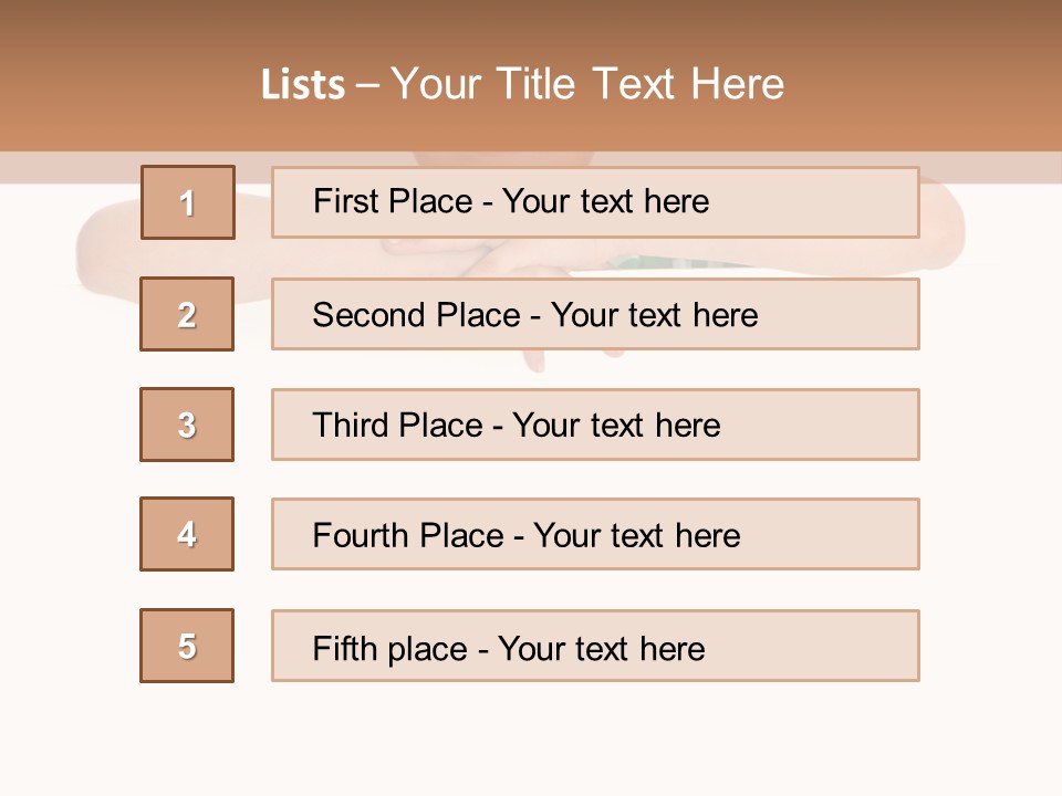 Clothing Supporting Child PowerPoint Template