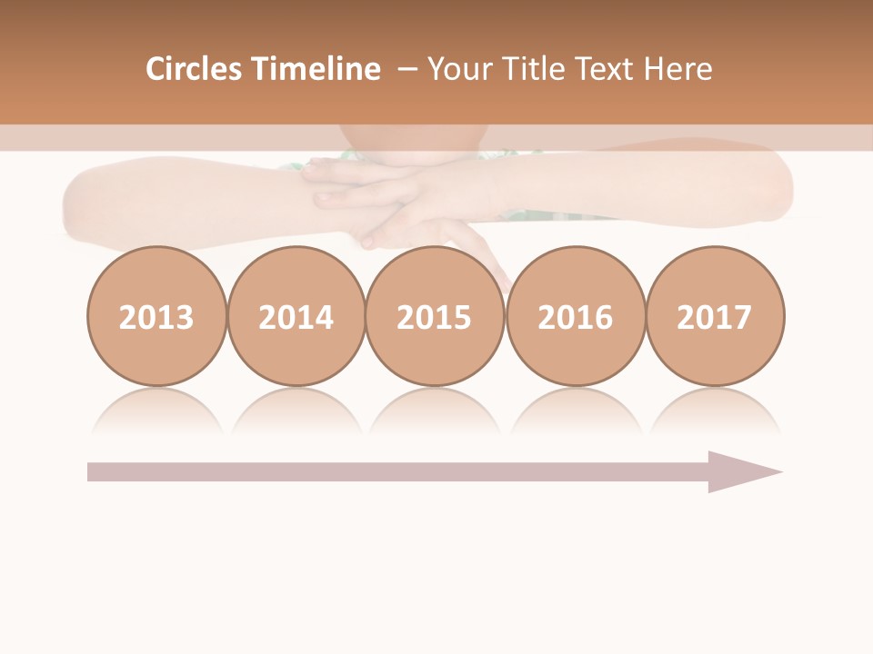 Clothing Supporting Child PowerPoint Template