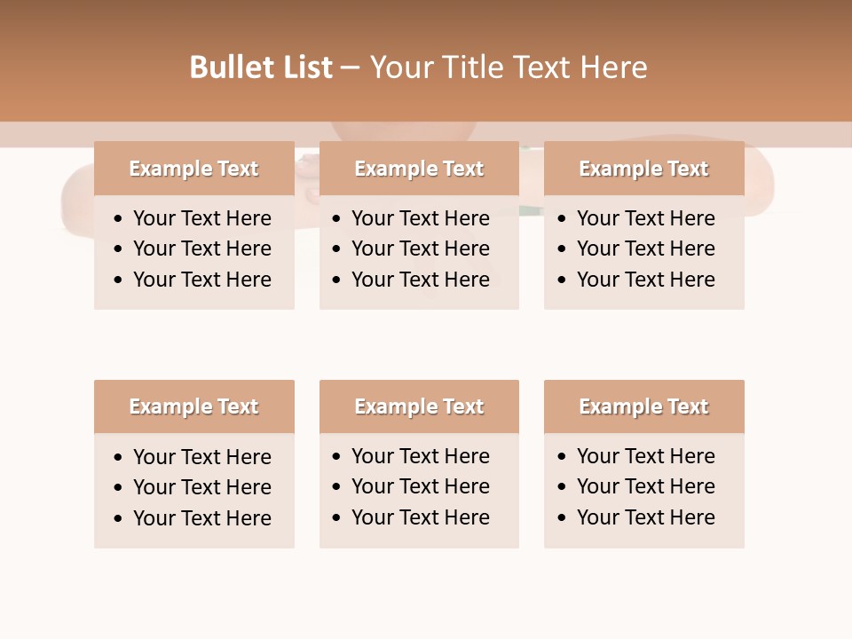 Clothing Supporting Child PowerPoint Template