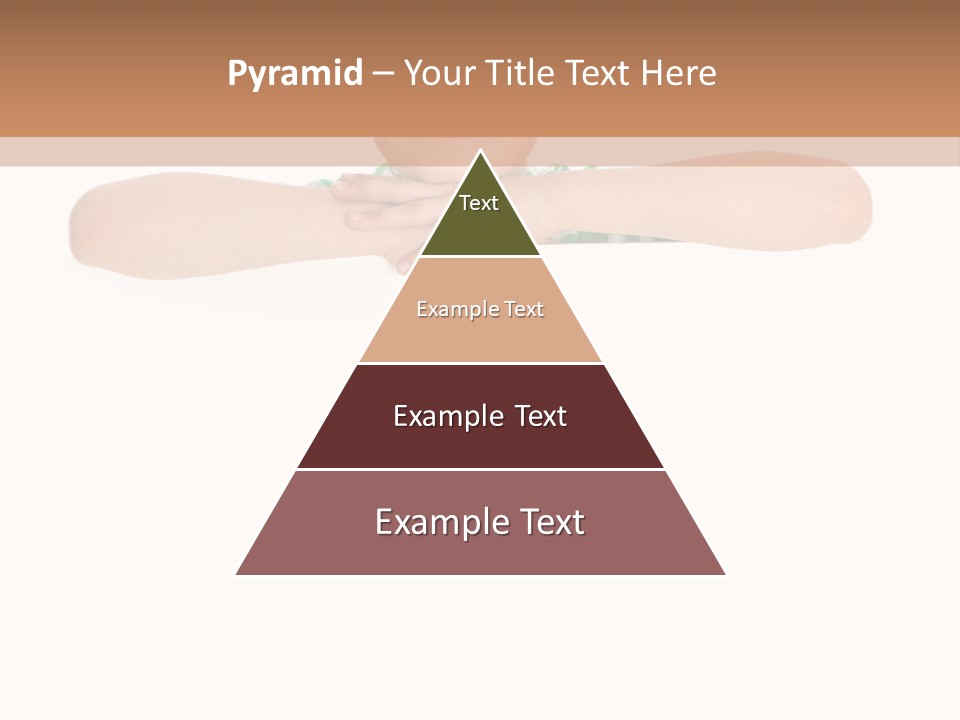 Clothing Supporting Child PowerPoint Template