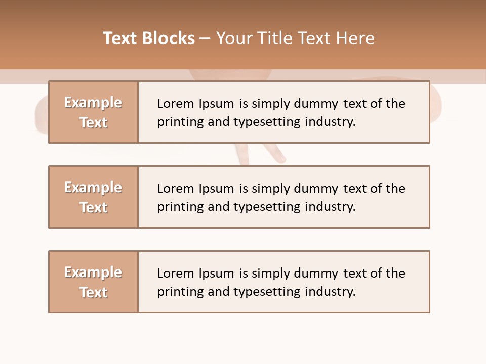 Clothing Supporting Child PowerPoint Template