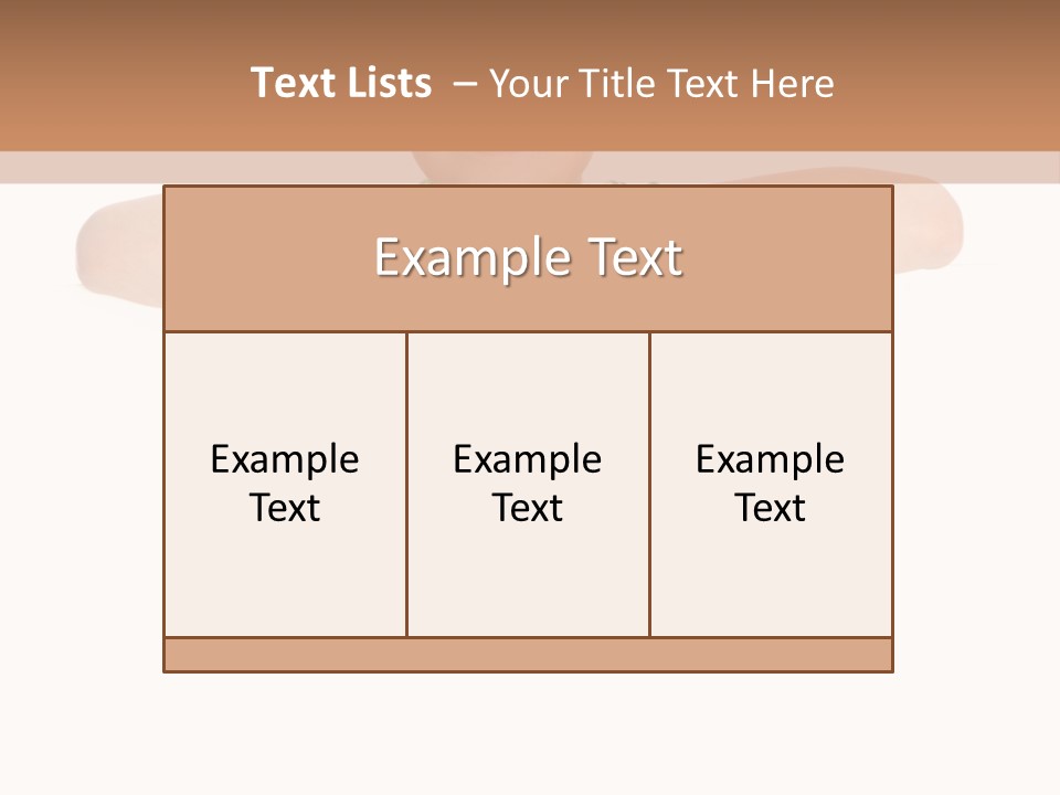 Clothing Supporting Child PowerPoint Template