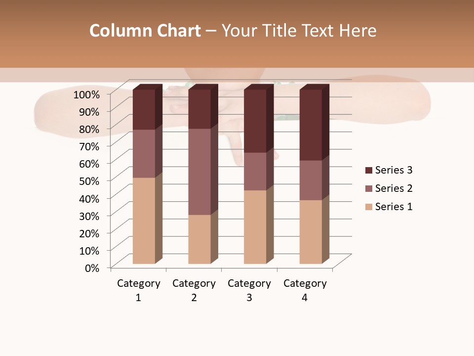 Clothing Supporting Child PowerPoint Template