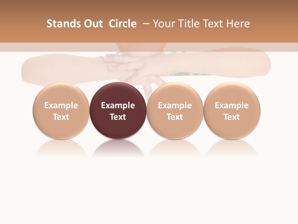 Clothing Supporting Child PowerPoint Template